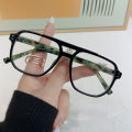 Korean Style Reading Glasses Anti Blue Light Pilot Double Beam Presbyopia Eyeglasses Big Frame Hyperopia Eyewear Unisex +1to+4.0. 