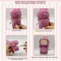 3/6Pcs Metal Bracket Stand Support For 15cm Dolls Furniture Prop Up Dolls Toy Stand Home Decor Display Dollhouse Accessories. 