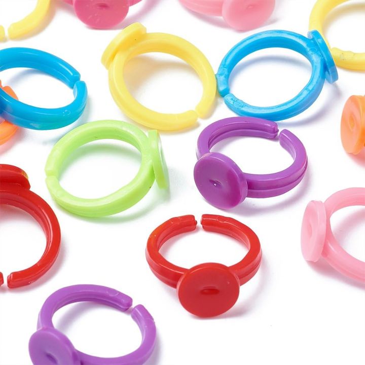 100pcs%20Clear%20Plastic%20Adjustable%20Rings%20Base%20for%20Small%20Baby%20Child%20Kids%209mm%20Blank%20Finger%20Craft%20Jewelry%20Making%20Supplies%20Accessories%20-%20Image%202