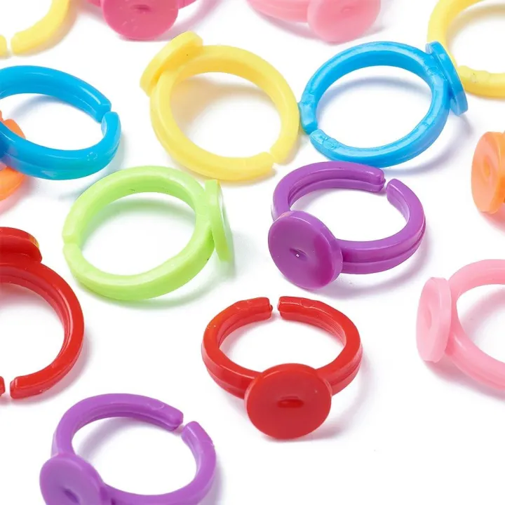 100pcs%20Clear%20Plastic%20Adjustable%20Rings%20Base%20for%20Small%20Baby%20Child%20Kids%209mm%20Blank%20Finger%20Craft%20Jewelry%20Making%20Supplies%20Accessories%20-%20Image%202
