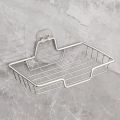 Stainless Steel Wall Mounted Soap Holder No Drill Bathroom Hanger Holds 2 Soaps  for Halloween Christmas Home Use. 