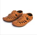 Rainbow By Oasis - Stylish Roman Black Synthetic leather Covered Sandals For Mens. 