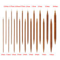 Bamboo Circular Needles 2.25CM-10CM Ring Knitting Double Cusp Crochet Hooks 40cm 60cm 80cm Long Smooth Sewing Tools Needle 18PCS. 