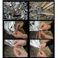 Emergency Survival Shelter Tent | 2 Person Mylar Thermal Shelter | Reflective Material Conserves Heat | Lightweight | Waterproof | Best Survival Gear. 