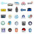 10/30/50pcs Programming Stickers Geek Python Java Internet php Docker Html Bitcoin Vinyl Decals Laptop Phone Sticker for Kid Toy. 