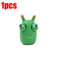 Cute Green Slug Shaped Squeeze Fidget Toy Pop Eye Tactile Calming Anxiety Relief Indoor Table Holiday Decor Supply Kit.