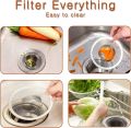 10 Stainless Steel Sink Filter Kitchen Bathroom Floor Drain Mesh Filters Drain Basket Waste Screen Hole Trap Strainer Stopper. 