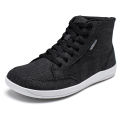 HOBIBEAR Mid-Top Barefoot Shoes Unisex Wide Toe Box Canvas Sneakes Zero Drop Lace Up Outdoor Walking Shoes.