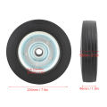8 Inch RV Trailer Jack Wheel Replacement 1100 Lbs Strong Capacity 48mm Rim Trailer Jack Caster.