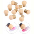 Round Head Sponge Heads Replacement Nail Art Gel Polish Color Gradient Brush Glitter Powder Dotting Manicure Tools.