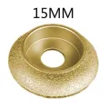 10/15/20/25/30mm Vacuum Welding Diamonds Grinding Wheel Edge Profile Sanding Disc Marble Granite Ceramic Glass Grinding Wheel. 