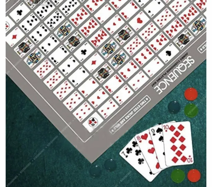 Jumbo%20SEQUENCE%20Board%20Game:%20Deluxe%20Edition%20with%20Playing%20Chips%20-%20A%20Fun%20Family%20Toy%20for%20PartiesJumbo%20Sequence%20"Mat%20Board"%20Game%2032"x27"%20Pl@ying%20Mat%20Unlimited%20Fun%20and%20Joy%20Strategy%20Mat%20Board%20Game%20-%20Image%208