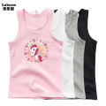 Kids Girl Cute Unicorn Singlet Summer Baby Girls Cotton Tops Toddler Clothes Children Sleeveless Cartoon T-shirts. 