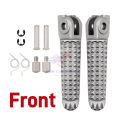 Rider Passenger Foot pegs Front Rear Pedals Motorcycle Racing Footrest For YAMAHA YZF R6 R1 LE R1M R1S VMX1700 V-Max accessories.