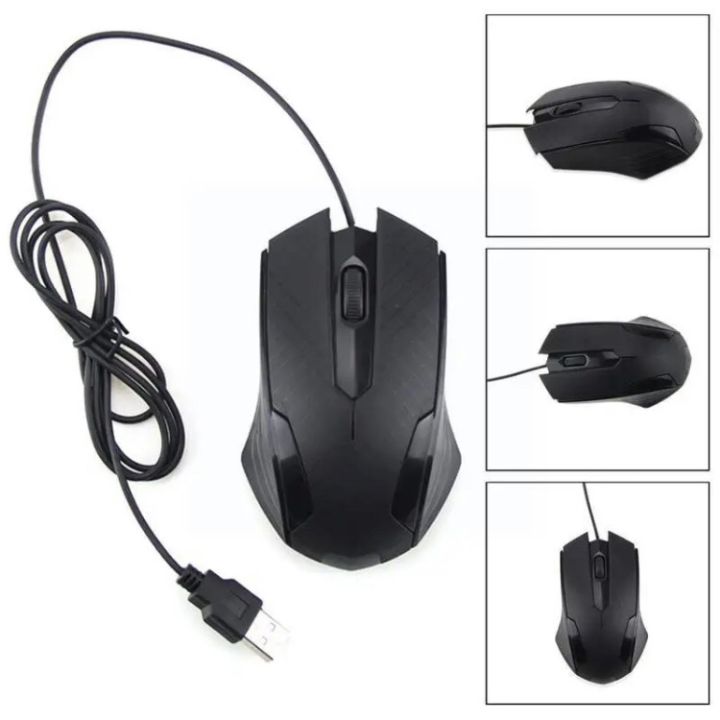 Durable Wired Gaming Mouse Ergonomics Design USB 3 Buttons Optical Wheel Antiskid Frosted For PC Pro Laptop Gamer Computer