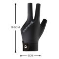 Billiards Glove Left Hand Three Finger Snooker Billiard Glove Non Slip Stickers Elasticity Billiard Training Gloves Accessories. 