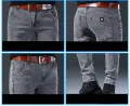 Men Elastic Stretch Tight Fit Versatile Youth Slim Male Skinny Jeans Pants Trouser Men Korean Fashion Brand Comfort Pants. 