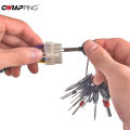 26-59pcs Car Terminal Removal Kit Box Wire Plug Connector Extractor Puller Release Pin Extractor Set Terminal Plug Repair Tools.