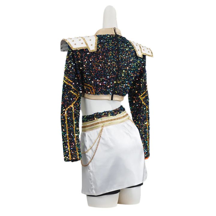 Women%20Shinny%20Kpop%20Demon%20Hunters%20Zoey%20Cosplay%20Costume%20Set%20Zoey%20Wig%20Kids%20Girls%20Cos%20Outfits%20Huntrix%20Halloween%20Party%20Props%20-%20Image%205