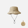 Summer Sun Protection Waterproof Fisherman hat Bucket Camping Hiking Mountaineering Cap With Storage Bag Anti-UV Sun.