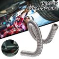60-300cm Air Diesel Parking Heater Stainless Steel Exhaust Pipe Tube Vent Hose Elbow Connector Joiner W /Clamp For Car Truck Van.