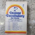 Instant vocabulary by Ida Ehrlich. 