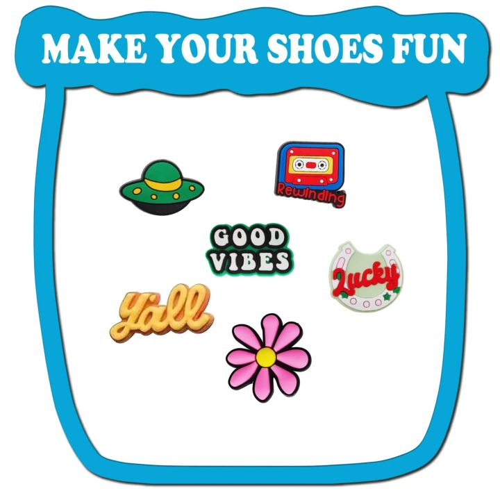 8/30/60/100/200/400pcs%20Random%20Series%20Shoe%20Charms%20Set%20For%20Clogs%20Bogg%20Bag%20Bubble%20Slides%20Sandals,%20PVC%20Shoe%20Decorations%20Beach%20Bag%20-%20Image%204