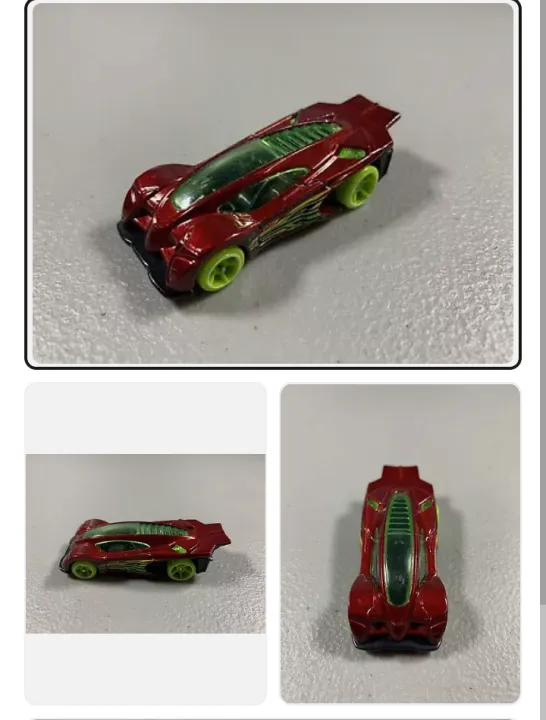 Hot Wheels 2014 Red Side Draft die cast mini car