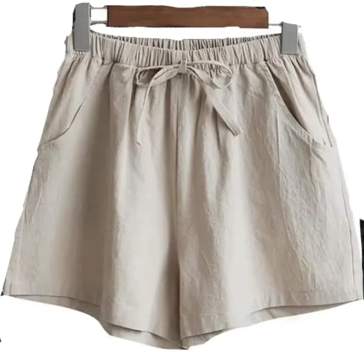 ladies%20casual%20linen%20shorts%20-%20Image%204