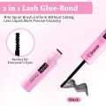 ISEEN Lash Bond and Seal 10ml for Lash Clusters Super Hold Long-Lasting Non-Irritating Eyelash Glue for DIY at Home. 
