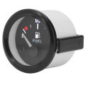 2in Fuel Level Gauge Motorcycle Fuel Tank Meter with LED Backlight for Gasoline Modified Models. 