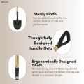 20 inch Heavy Duty Manganese Steel Wooden Long Handle Shovels Outdoor Spade Shovels for Digging Planting Gardening Tools. 