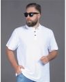 Premier Quality Polo T-Shirt for Men 2XL 3XL 4XL Comfortable and Stylish Solit black and white. 