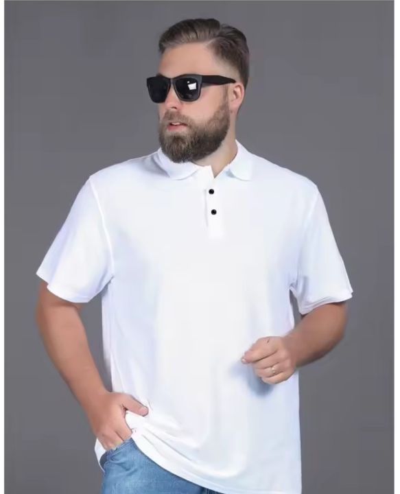 Premier%20Quality%20Polo%20T-Shirt%20for%20Men%202XL%203XL%204XL%20Comfortable%20and%20Stylish%20Solit%20black%20and%20white%20-%20Image%205