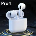 Pro 4 TWS Wireless Headphones Earphone Bluetooth-compatible 5.0 Waterproof Headset with Mic for Xiaomi iPhone Pro4 Earbuds. 