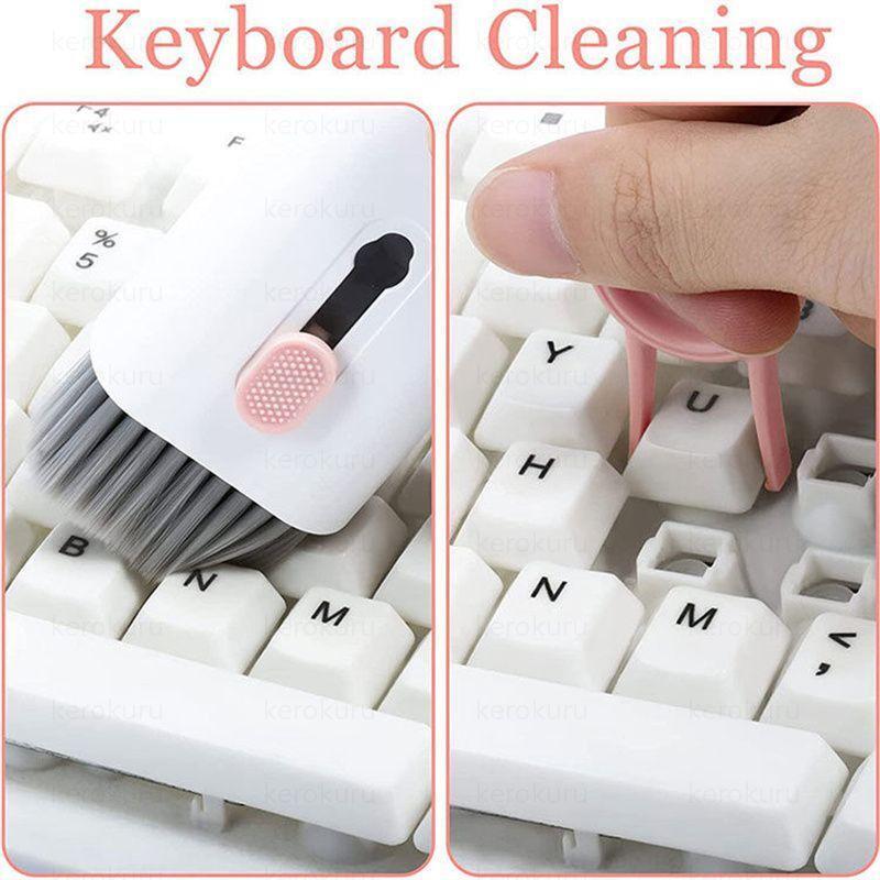 Keyboard Cleaning Tool Portable Multifunctional Cleaning brush Tool Electronics 7 in 1 Earbud keyboard laptop Cleaning Pen cleaner Kit