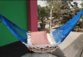 Dolna and Wooden Sticks / Hand Made of Rope Dulna / Adult Rope bed / Hanging Dulna Use For All People / Large Swing Rope bed Rattan Dolna. 