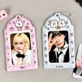 2pcs Cute Bunny PVC Photocard Holder Photo Card Protector.