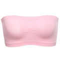 Summer Breathable Mesh Invisible Strapless Chest Wraps Tube Tops Sexy Strapless Crop Top Bra Lady Bandeau Boob Tube Brassiere. 