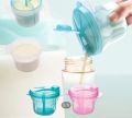 Baby Portable Milk Powder Dispenser Food Container Storage Feeding Box Three-Layer Milk Powder Box Baby Food Storage. 