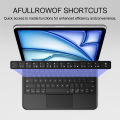 Smart PIN Plug&Play Magic Keyboard Case For iPad Pro 11/12.9/13 M4 M3 M2 Air 4/5/6/7 10.9 Multi-touch Pogo Pin Reverse Charging. 