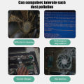 1M PC Chassis Cooling Dust Mesh PVC Net Guard Fan Cover Dust Filter Network Net Case Dustproof Net Cover for Computer. 