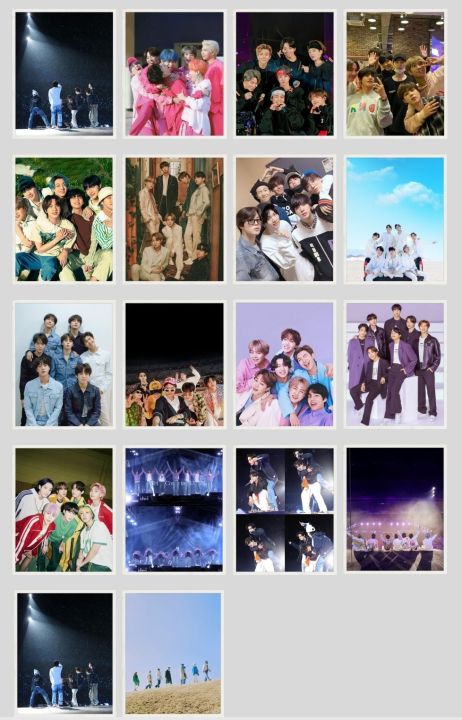 BTS Random Group Photo Lomo Cards (6*4.5 Cm) Pack Of 18 | Daraz.com.np