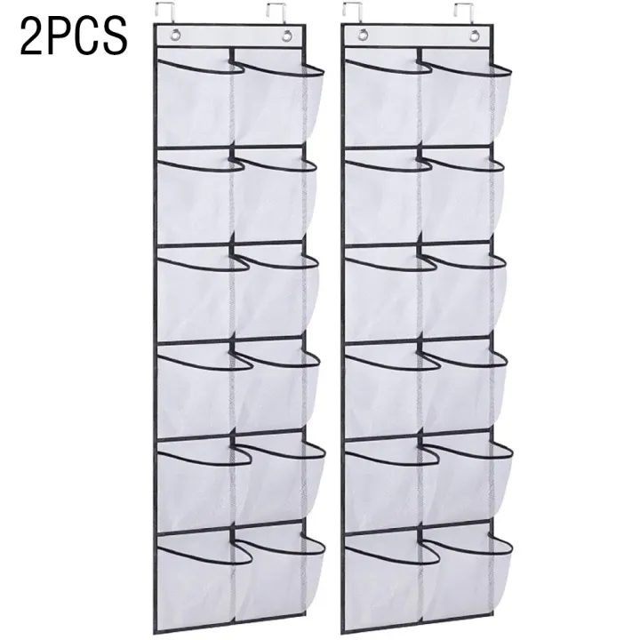 12%20Pockets%20Over%20the%20Door%20Shoe%20Organizer%20Large%20Mesh%20Pockets%20With%202%20Hooks%20Transparent%20Fabric%20Shoe%20Rack%20Storage%20Bag%20For%20Bedroom%20-%20Image%207