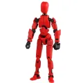 Multi-Jointed Movable Shapeshift Robot 3D Printed Mannequin Dummy 13 Action Figures Toys Kids Adults Parent-children Games gifts. 