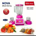Nova GS-999/NBB-999//NW-999 3 in 1 Electric Blender - Black and White. 