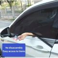 2pcs Car Rear Side Window Sunshade UV Protect Shield Mesh Prevent Mosquito Sunshine Privacy Protection Foldable Curtain. 