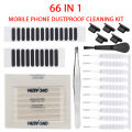 66 in 1 Phone Speaker Port Dust Removal Cleaner Tool Kit Set For Samsung Xiaomi Poco Phones Dust Cleaning Brush TypeC Dust Plugs. 
