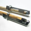 Professional Billiard Cue Tip Clamp Repair Tool, Wooden Pool Snooker Rod Leather Head Fixing Maintenance Kit for Table​. 