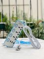 Extension lead Heavy Duty 3m Copper Wire Usb  Extension  Board with 4 Sockets (3 USB + 4 Universal + ON & OFF button), Multifunctional Power Strip, white Colors Usb port Extension lead / Three shoo lead cooper 3 meter. 